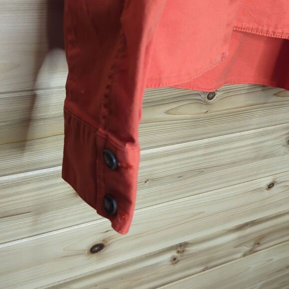 CAbi Jacket Womens Medium Orange #5098 Resort Jacket Cropped Boxy Spring - Picture 4 of 10